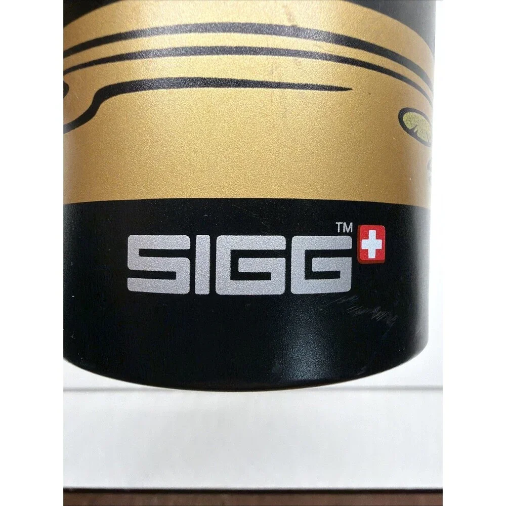 Vintage SIGG Aluminum Water Bottle - Tree of Life Artistic Motif -